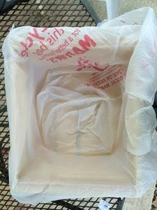 Line Box With a Plastic Bag