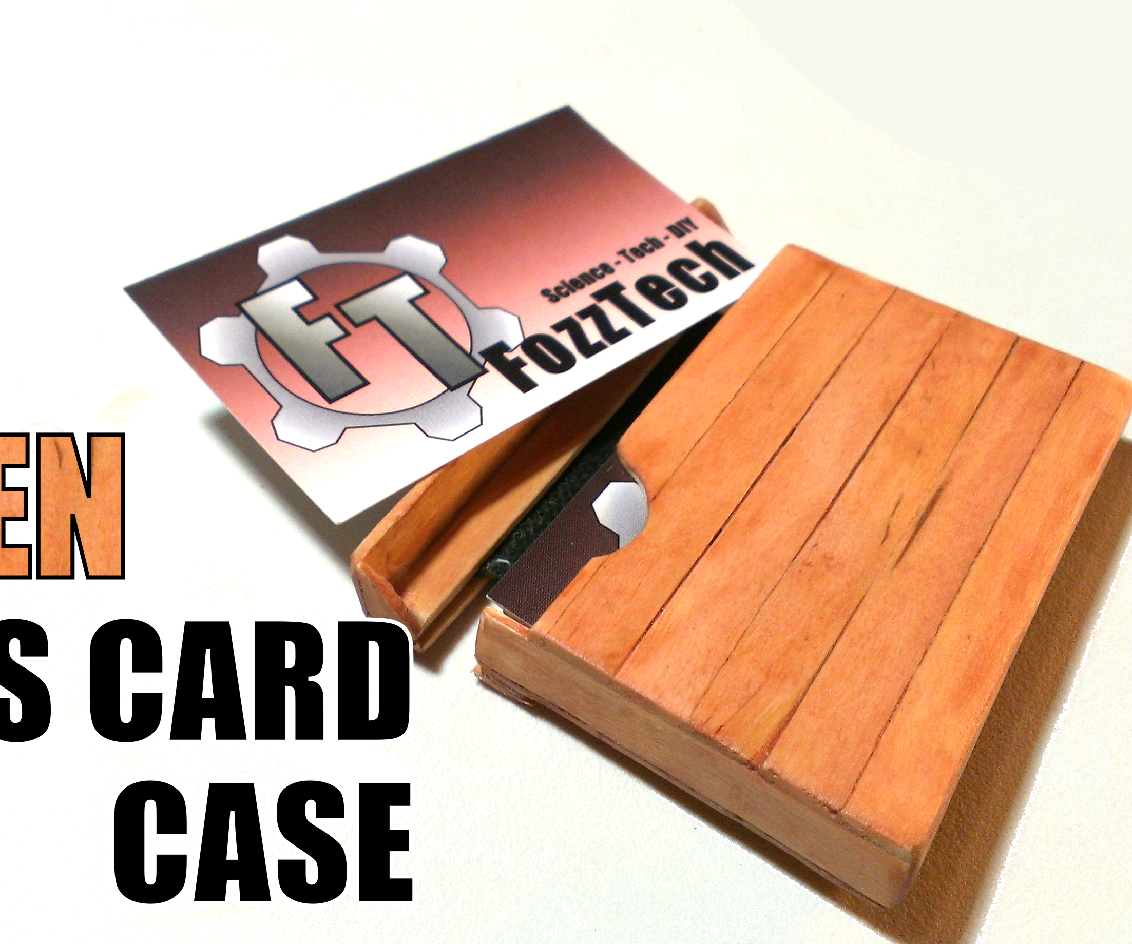 How to Make a Wooden Business Card Case/Holder