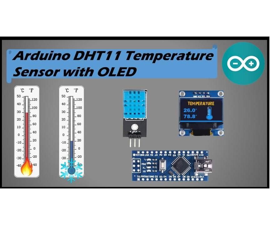 ​DHT11 Sensor With OLED Part 1 (Temperature)