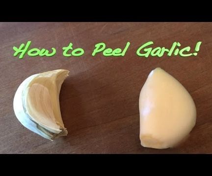Peeling Garlic the Easy and Fast Way!