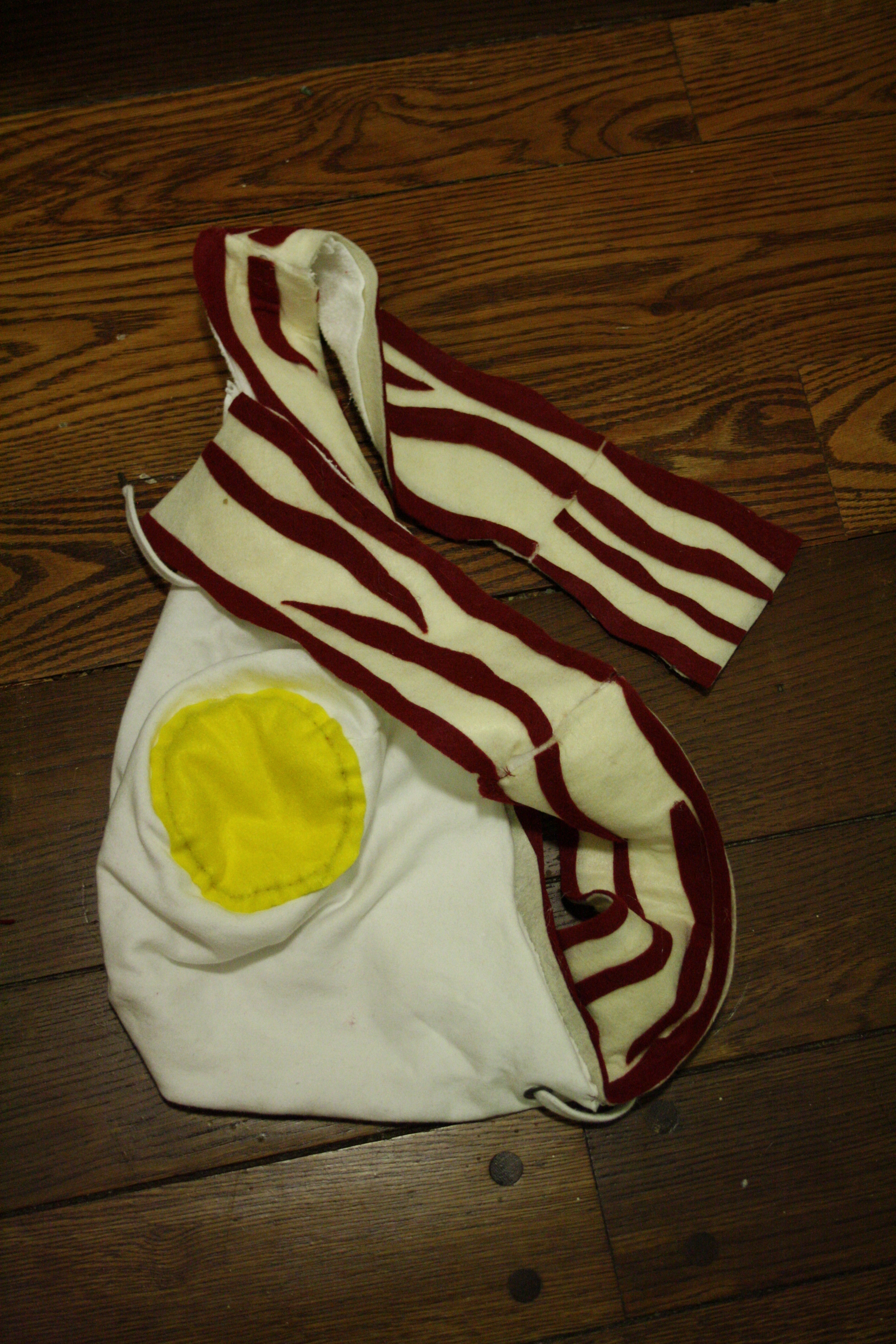 Bacon Egg Scarf/Hoodie