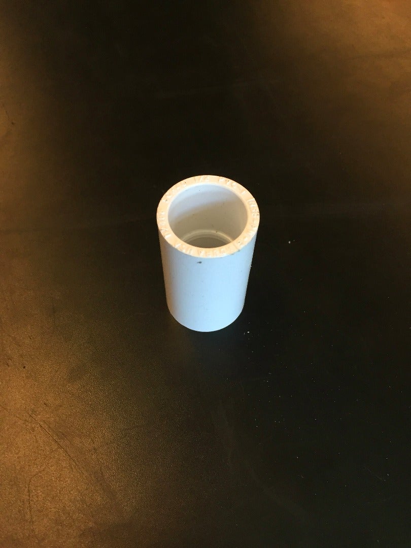 Attach PVC Joiners to the Stoppers Using Pvc Cement