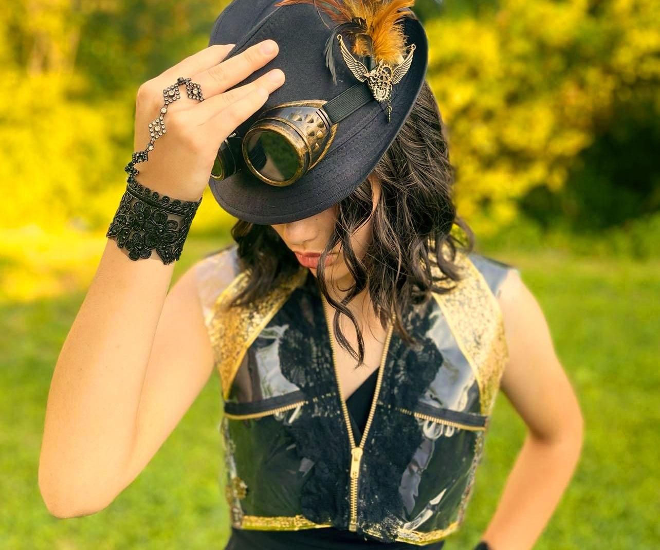 Transparent Steampunk Vest & Accessories (NO SEW!)