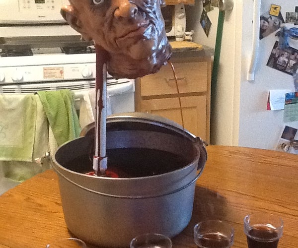 Decapitated Head Drinking Fountain