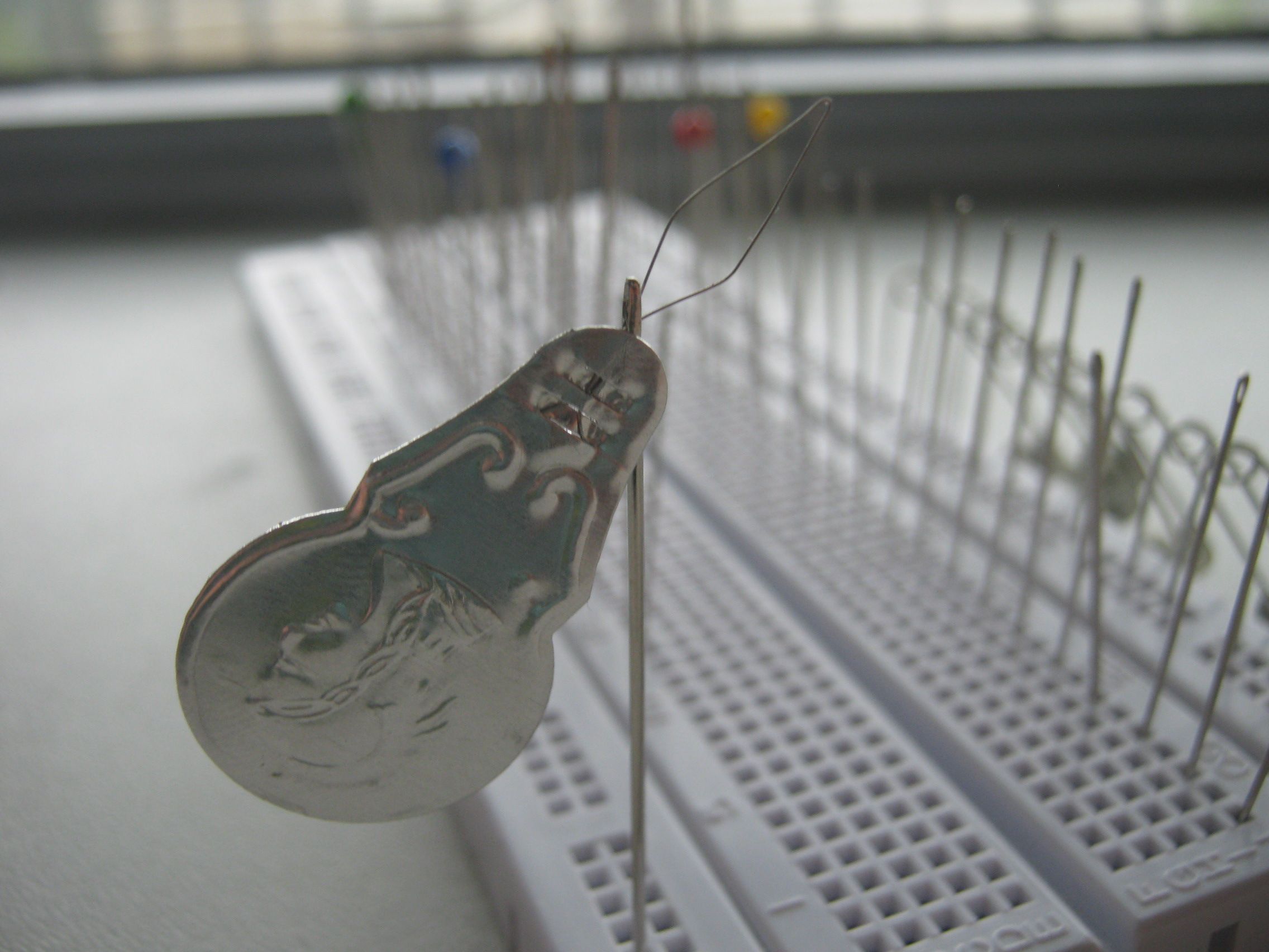 Nerd / Hacker Needle, Thread and Needle Threader 5 Steps Instructables