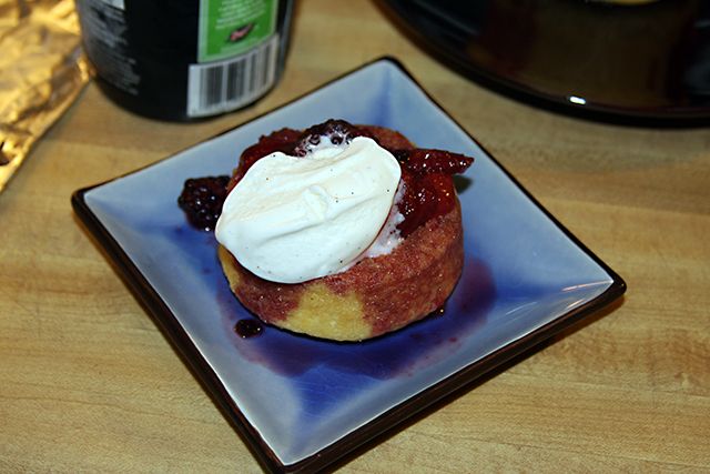 10 Minute Stewed Berry Shortcake