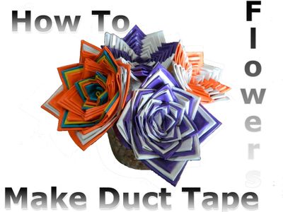 How to Make a Duct Tape Flower