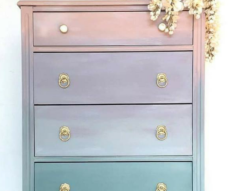 How to Paint Ombré Furniture