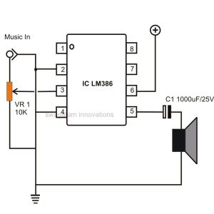 TO INCREASE THE VOLUME ADJUST THE VARIABLE RESISTOR 
