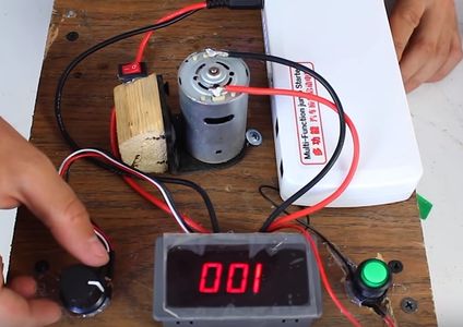 You Need to Find a Motor and a Power Supply Unit)) 