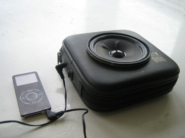 Portable Speaker in a CD Case!!