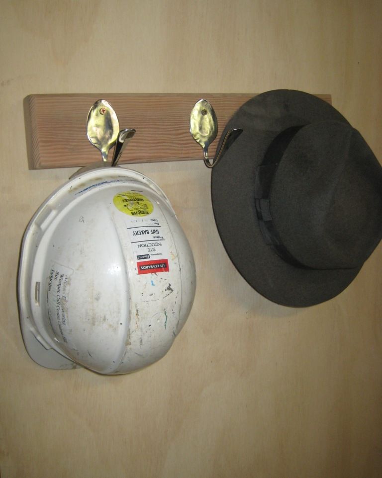 Coat Hooks From Cheap Spoons