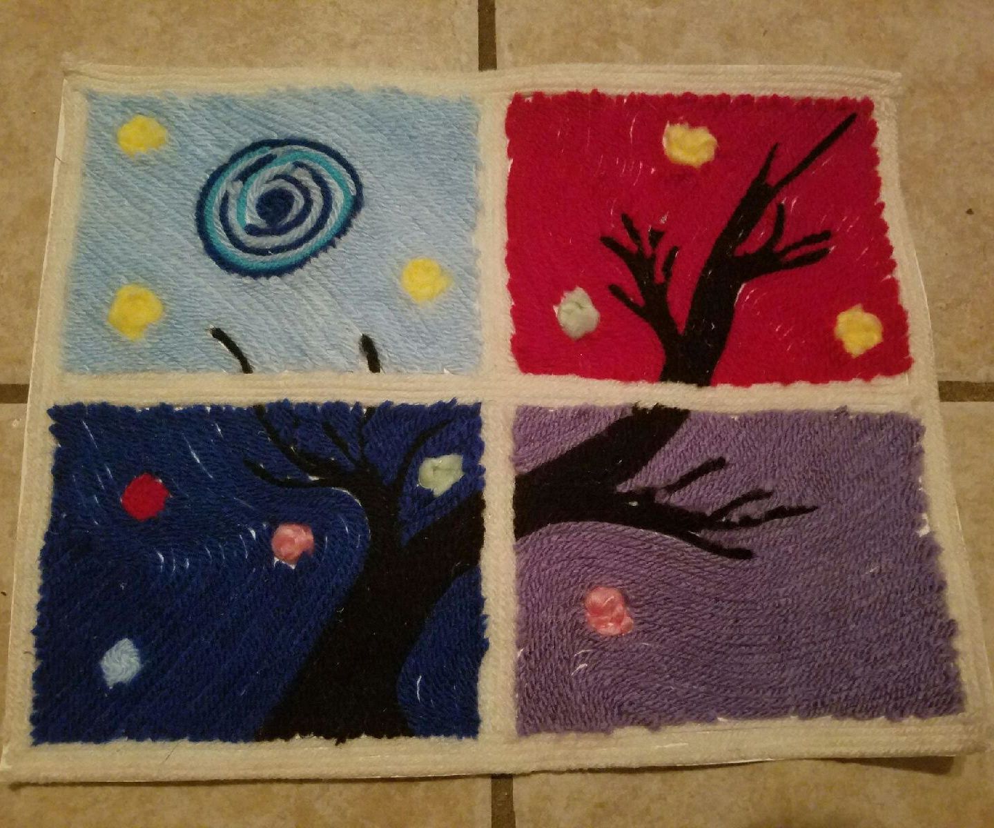 Yarn Painting