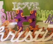 Styrofoam Letters