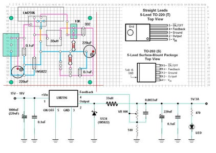 Making LM2596 Switch Power Supply Board