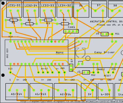 Demo and Code Walkthrough for an Arduino/Easy Driver Animation Control Board