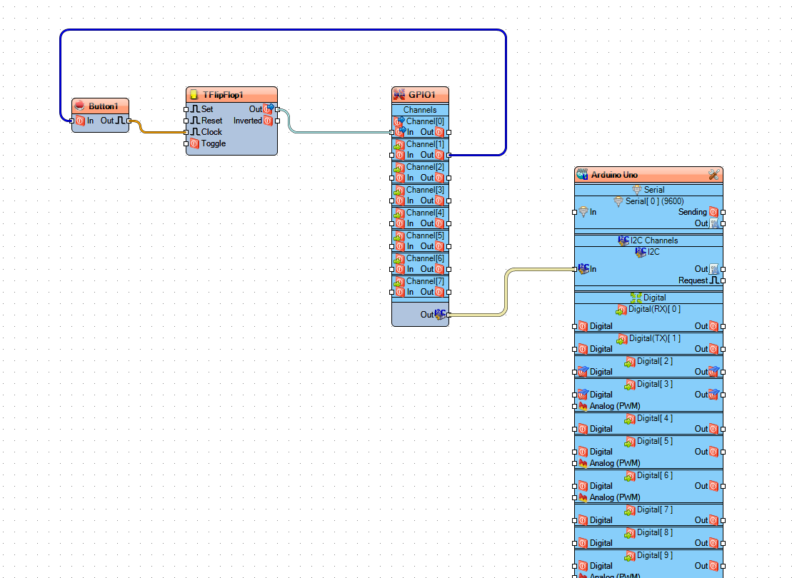 Experiment No.2 - in Visuino Add & Set Components photo 3