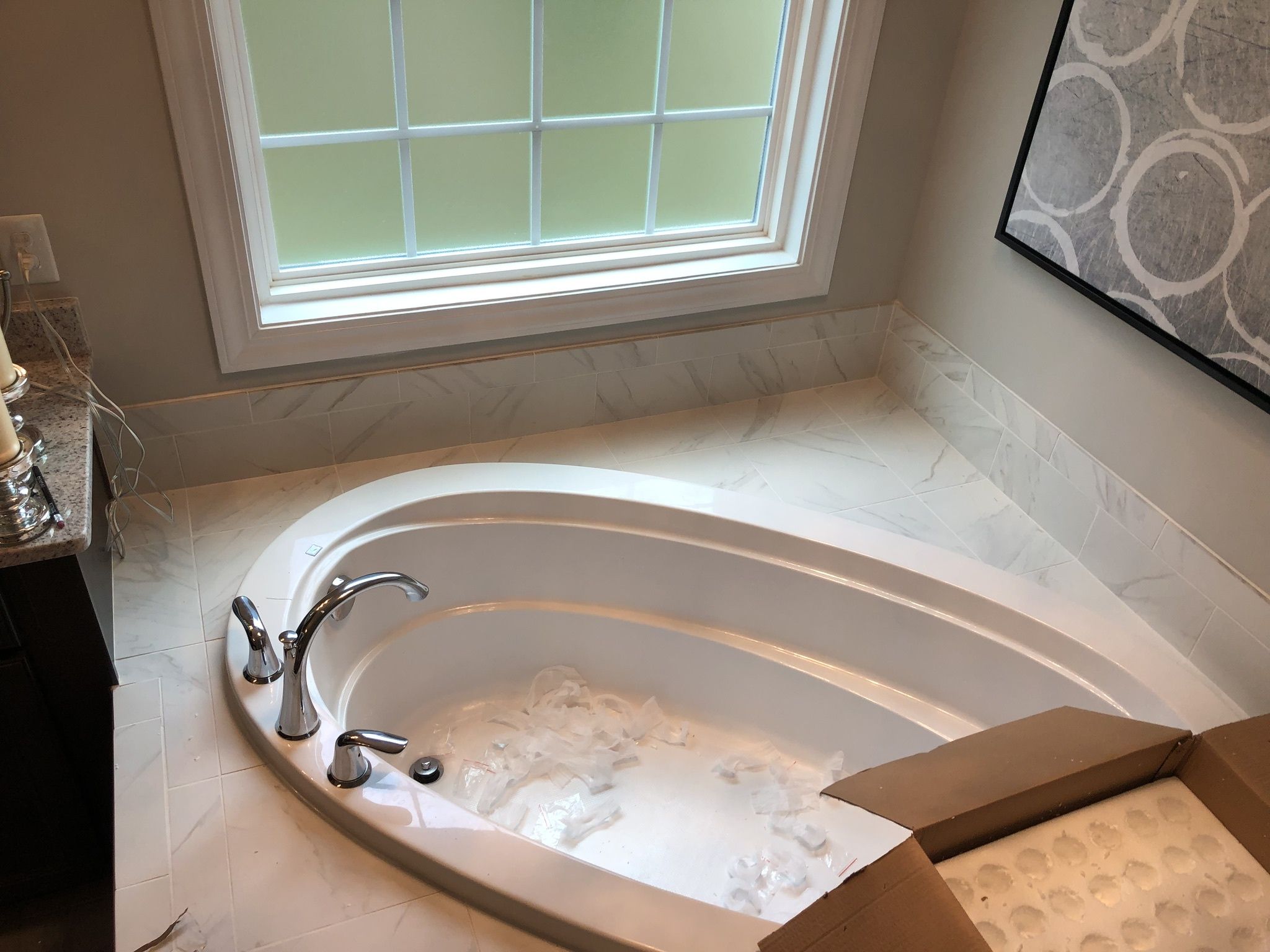 Install a Soaking Tub Light Fixture in the Most Difficult Way