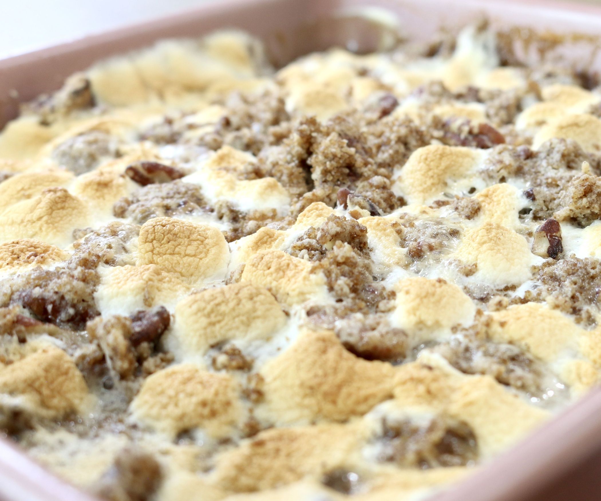 How to Make Sweet Potato Casserole With Marshmallows and Streusel