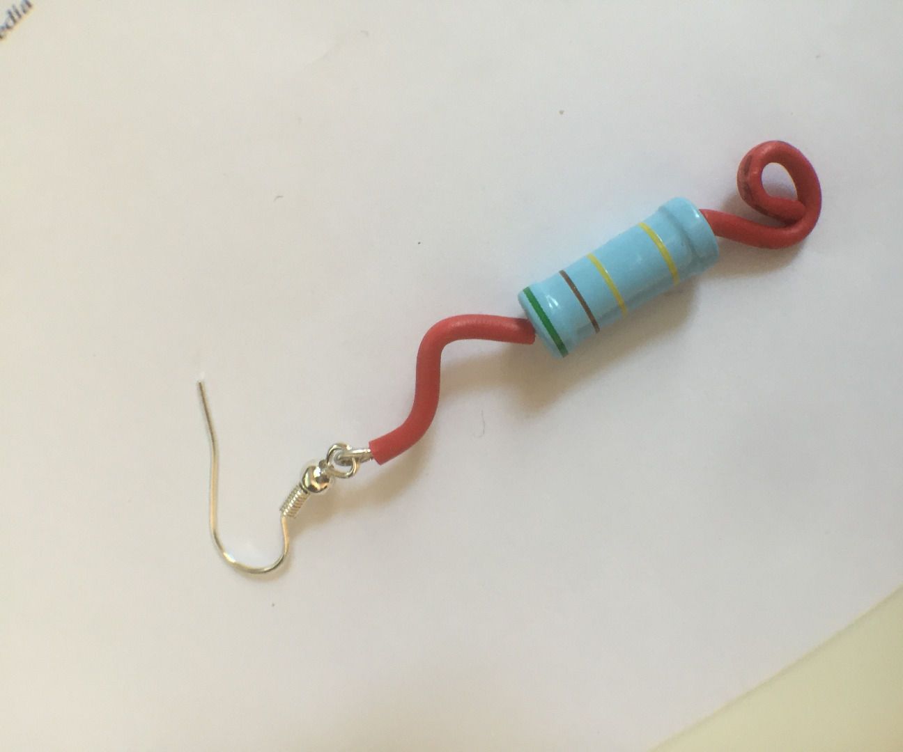 How to Turn Resistors Into Earrings