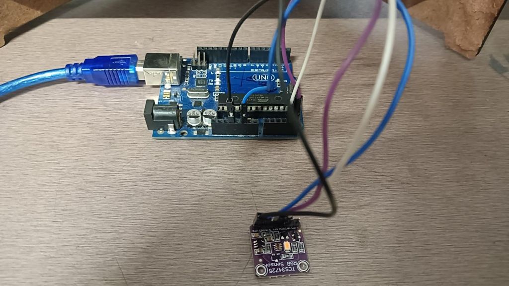 ARDUINO COLOR DETECTION USING TCS34725 AND OLED DISPLAY : 8 Steps ...