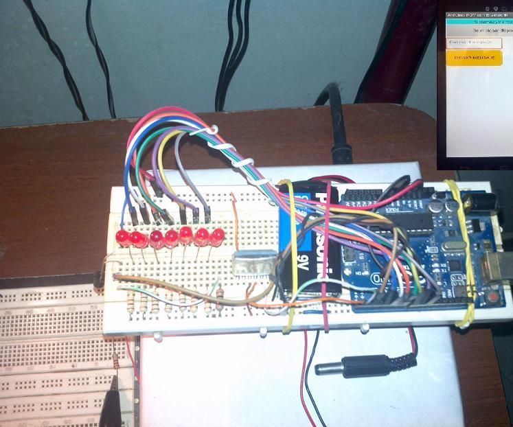 Arduino POV Controlado Desde Android