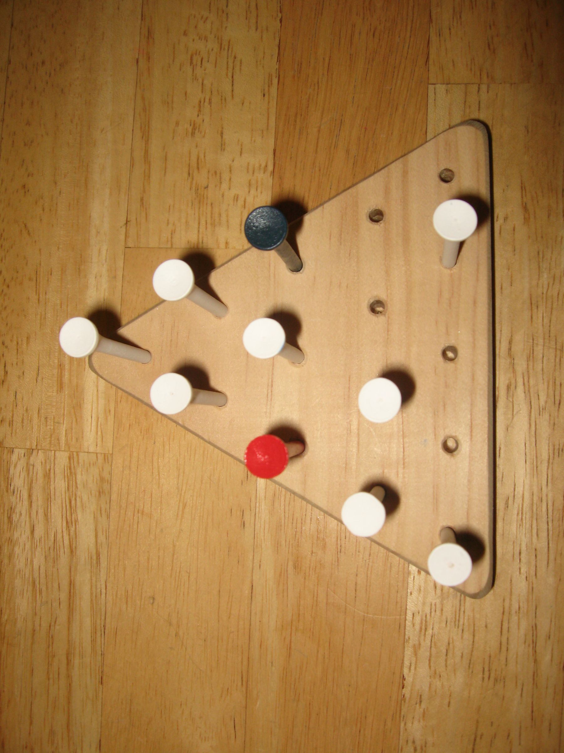 How to Solve the Triangle Peg Game 3 Steps Instructables