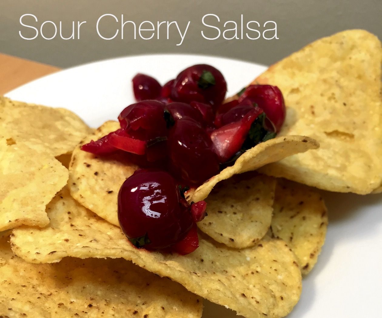 Sour Cherry Salsa