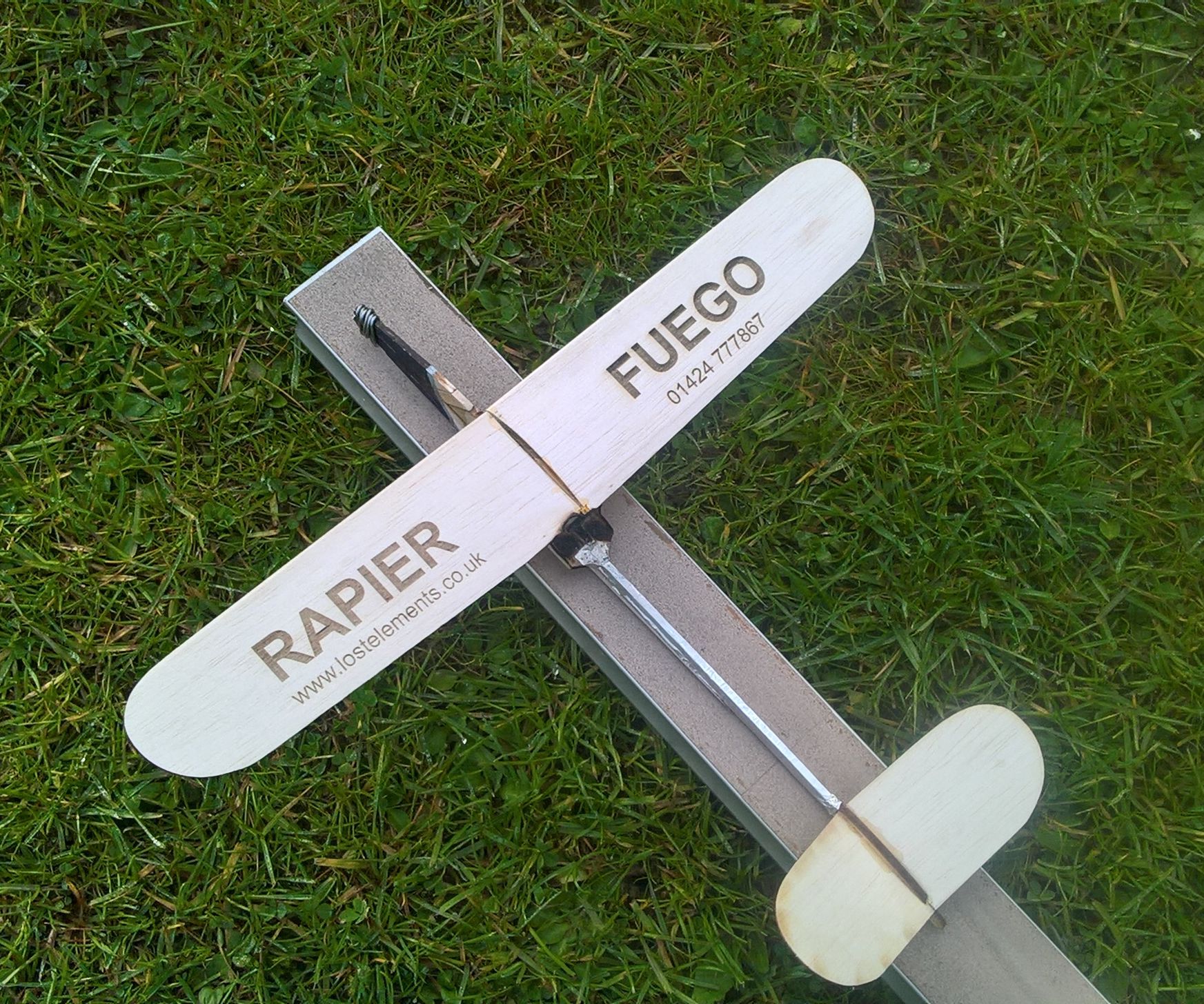 Rapier Fuego Retro Model Plane