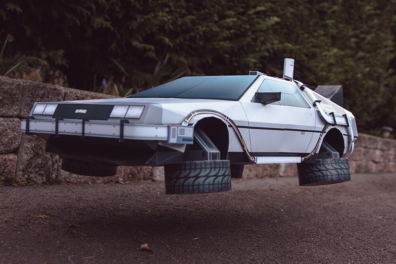 DeLorean BTTF Inspired Papercraft