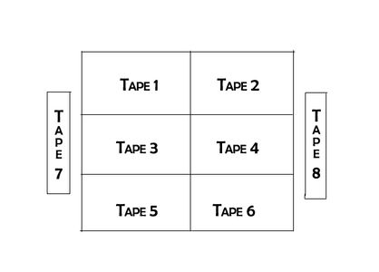 Preparing the VHS Tapes + Planning Your Lap Table Structure