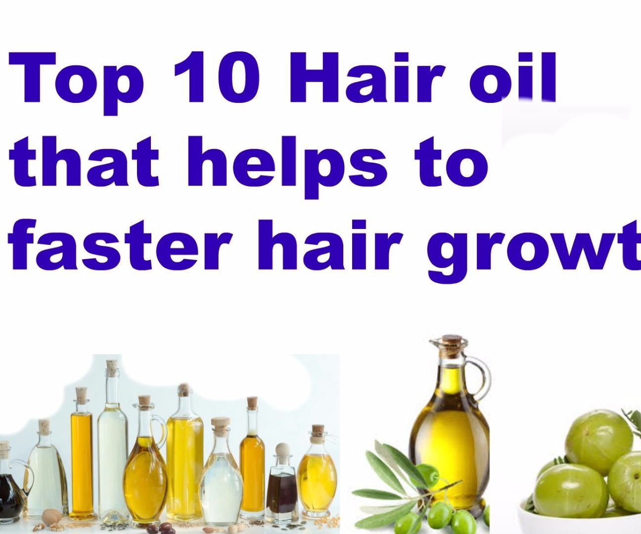 Top 10 Natural Hair Oil to Promote Hair Growth Faster