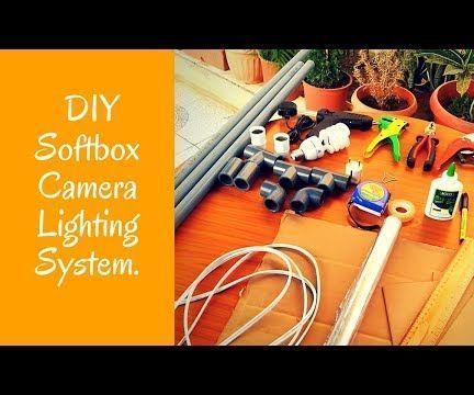DIY Softbox Camera Lighting System With a Stand