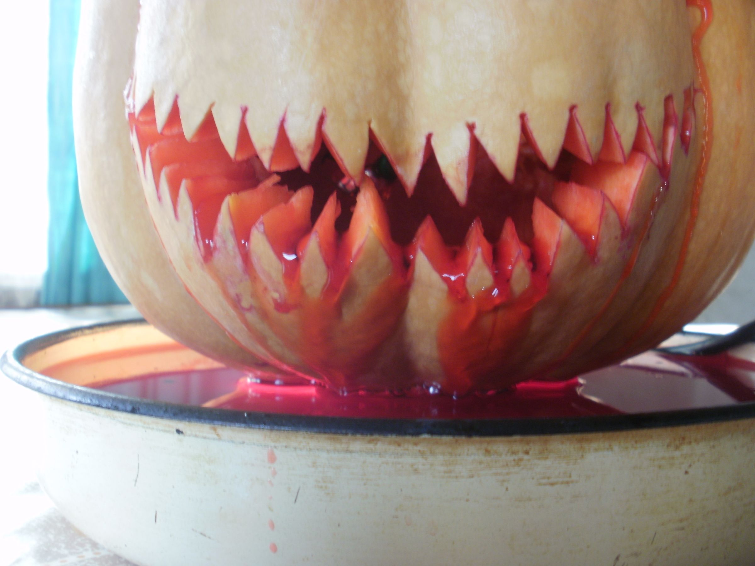 Bleeding Pumpkin Fountain