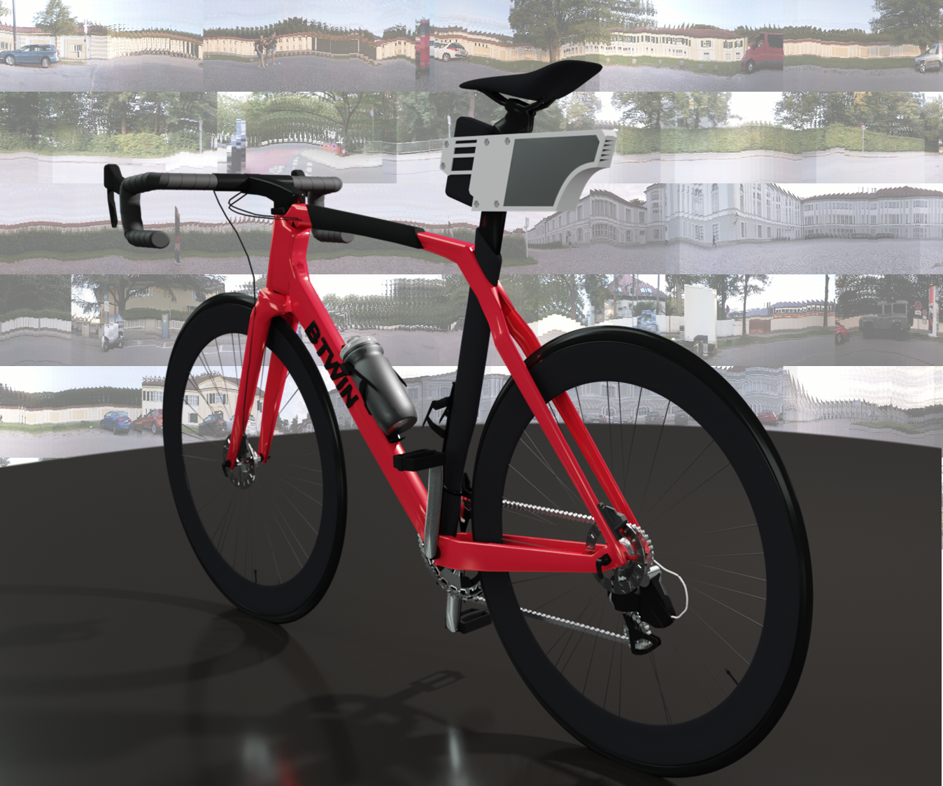 Bike Embedded Landscape Scanner