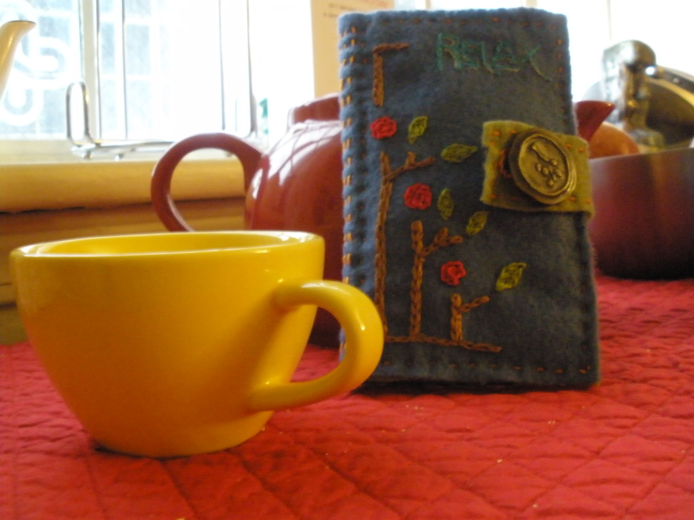 How to Make a Tea Book (Sew Warm Contest Entry)