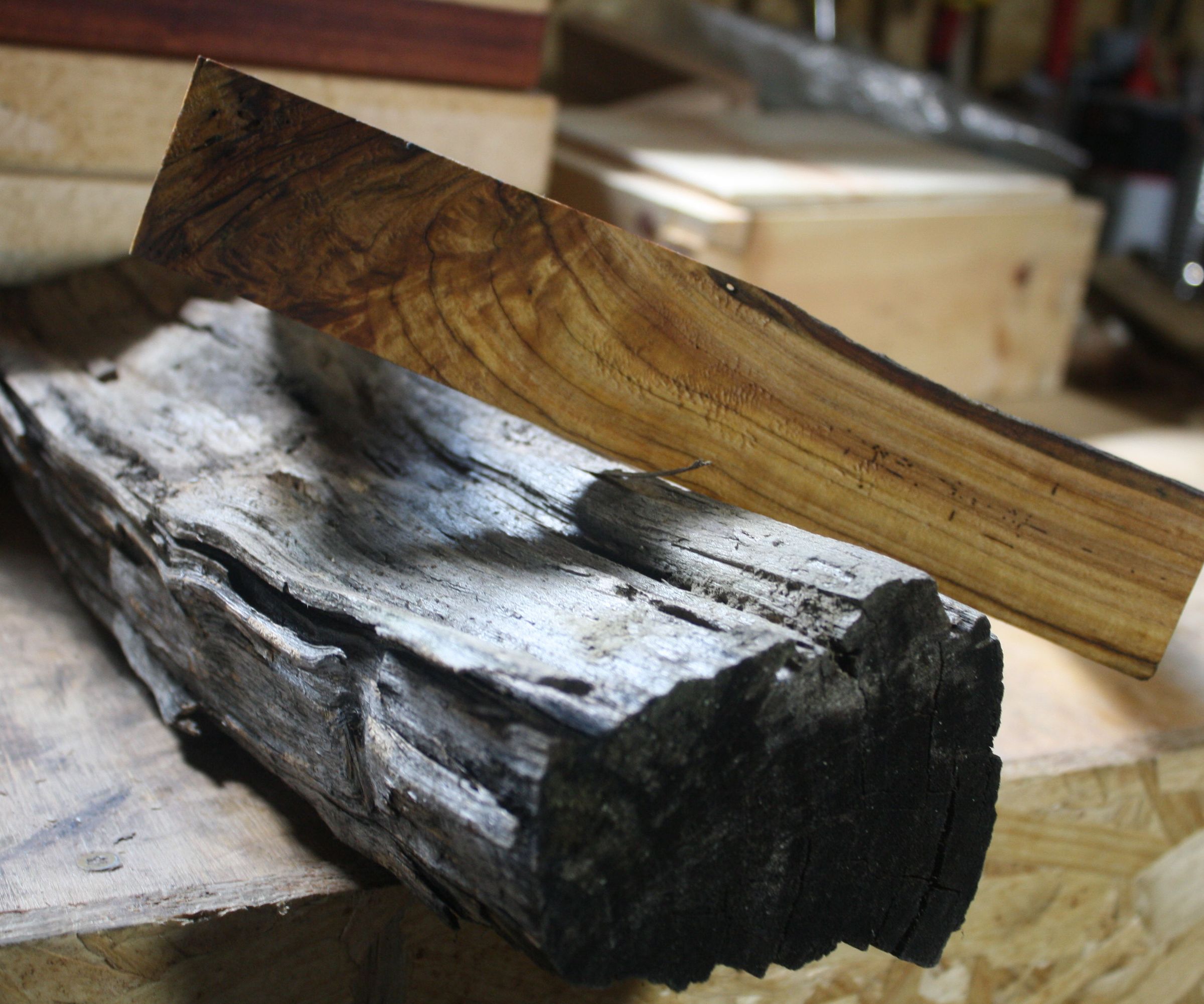 Branch to Box: Dice Tray Made From Firewood