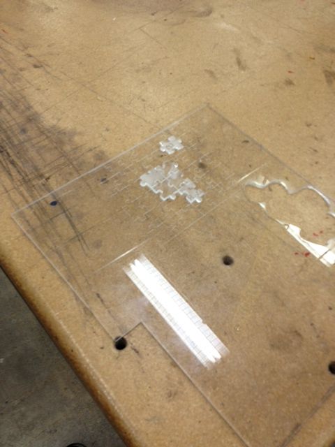 Cutting plastic the hard way