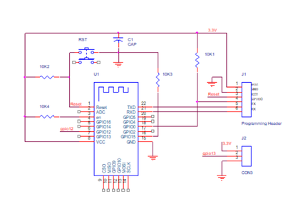 ESP12F MINIMAL SETUP