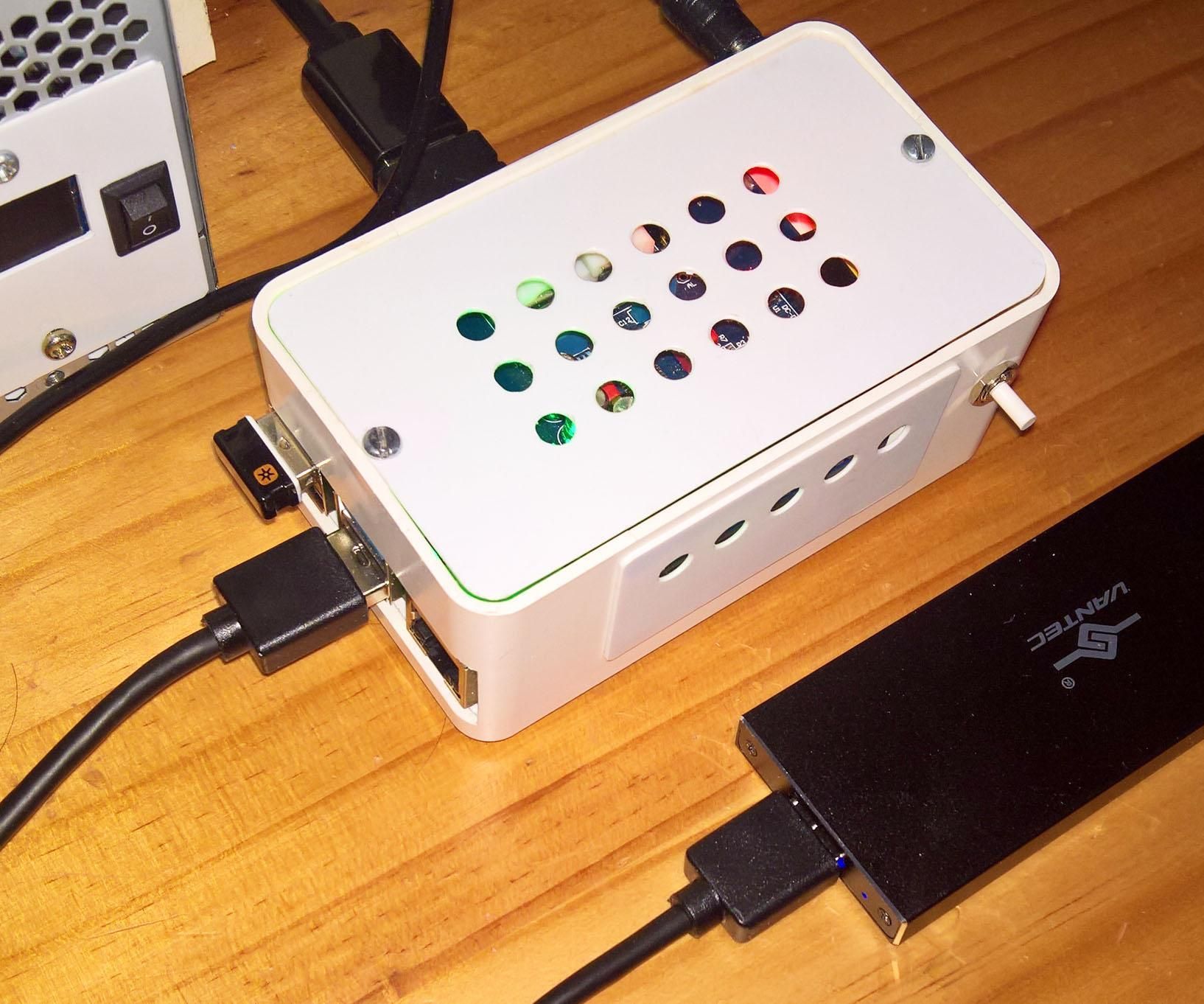 Raspberry Pi DAC Hat Case From PVC Wall Box