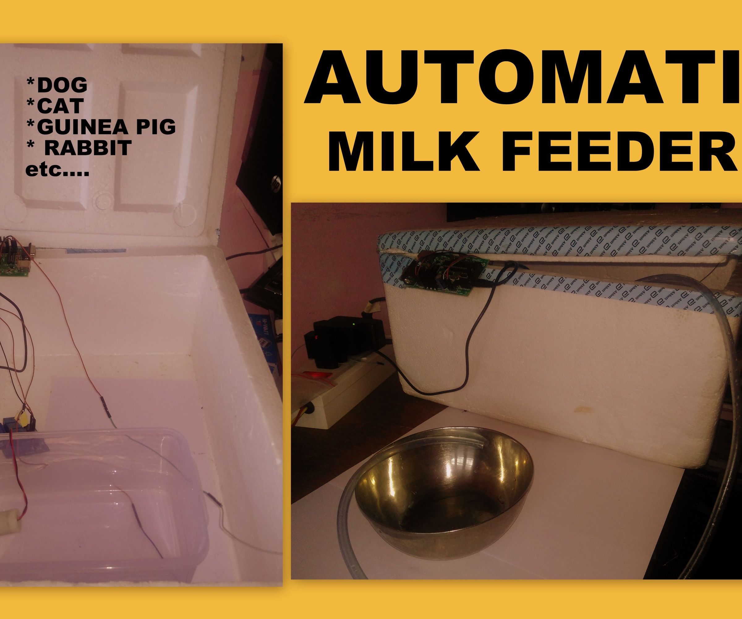 Arduino Automatic Milk Feeder 