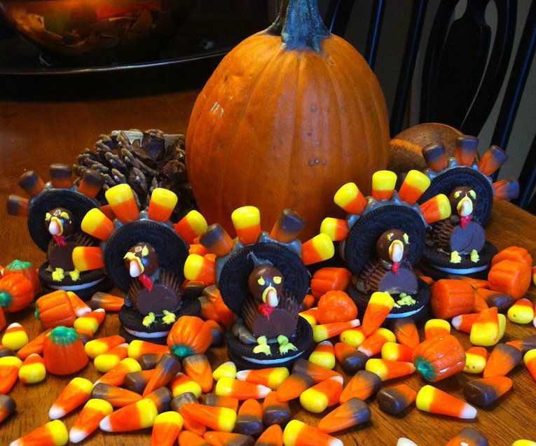 Thanksgiving Candy Turkey