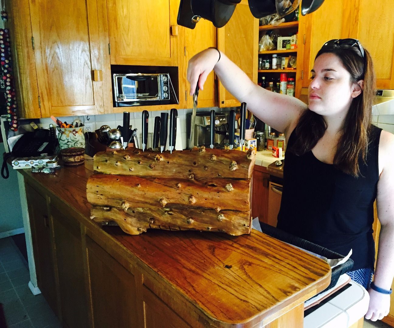 Driftwood Knife Rack