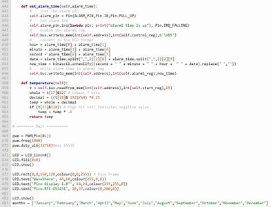 RTC Code From WaveShare - Part 2