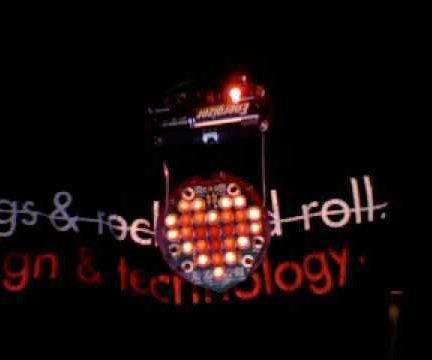 Open Heart LilyPad Arduino Brooch