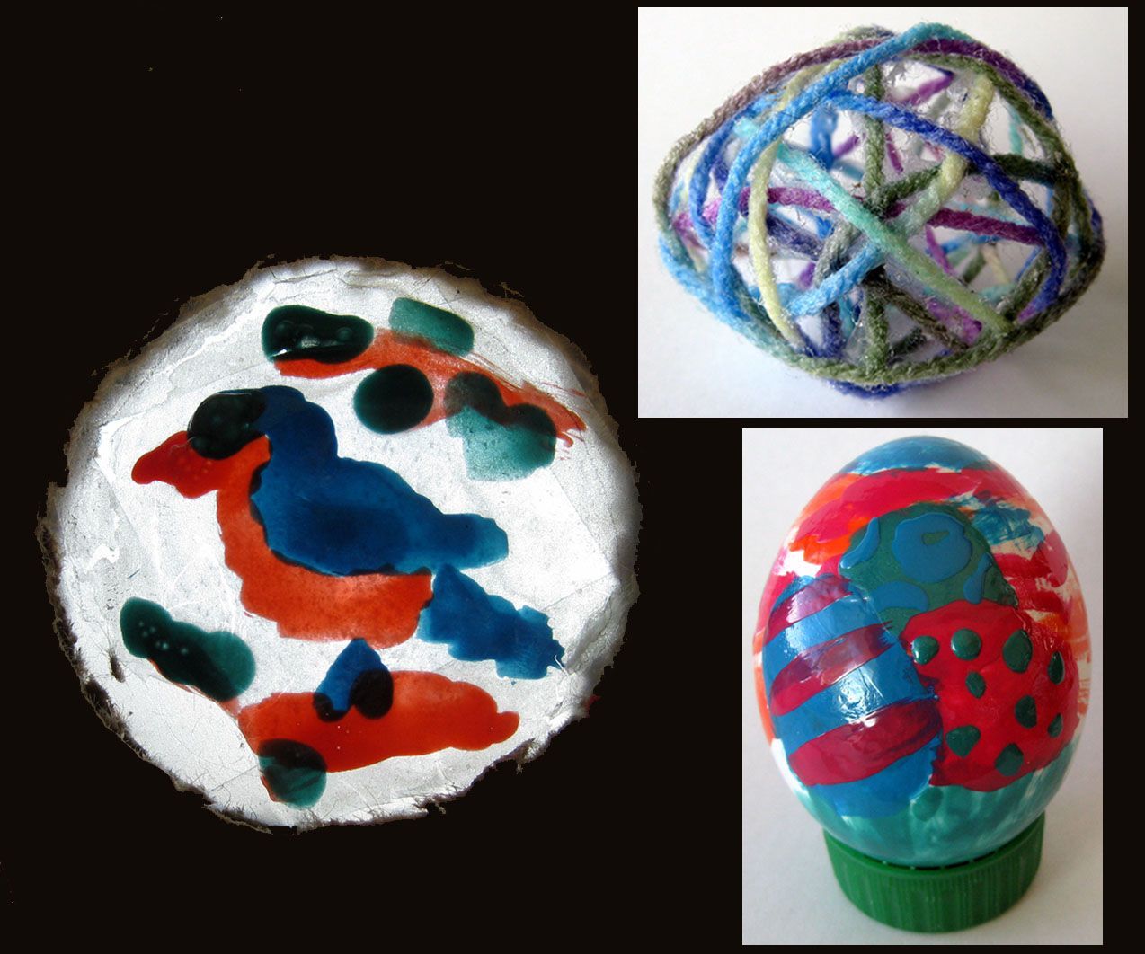 3 Easy Crafts Using Nail Polish and Eggshells