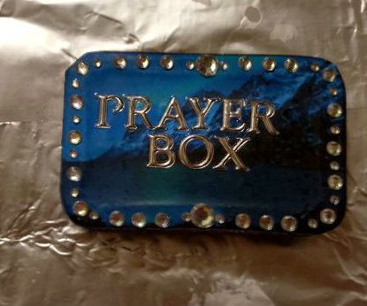 Prayer Box with matching pencil
