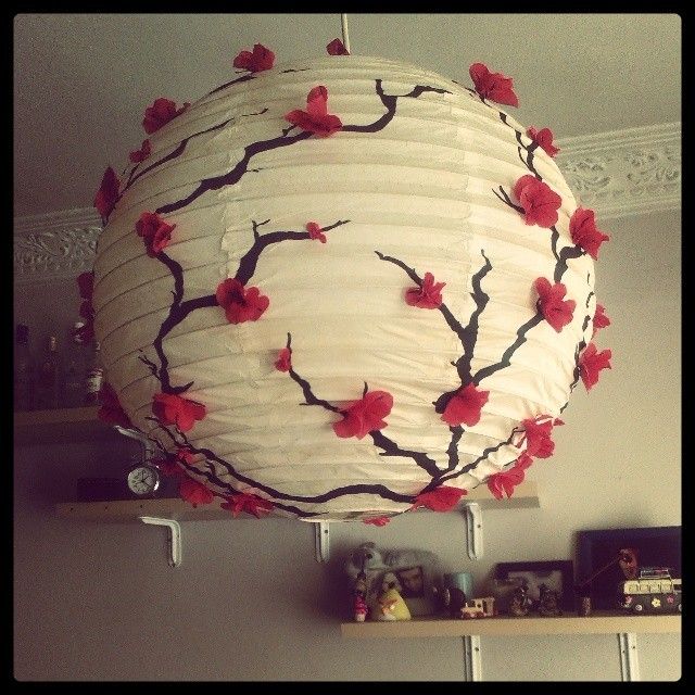 Sakura Paper Lantern
