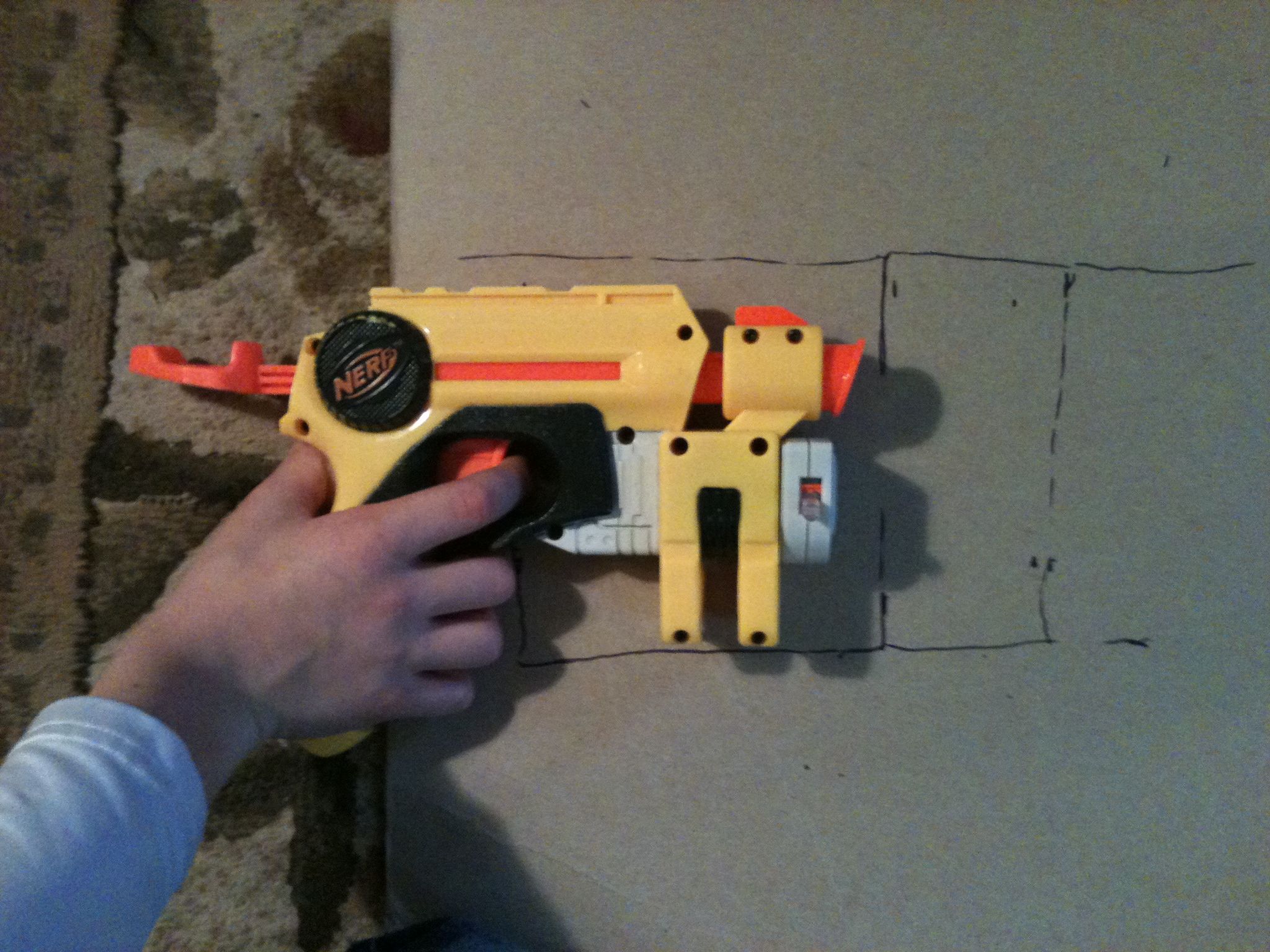 Nerf Gun Holster 5 Steps Instructables