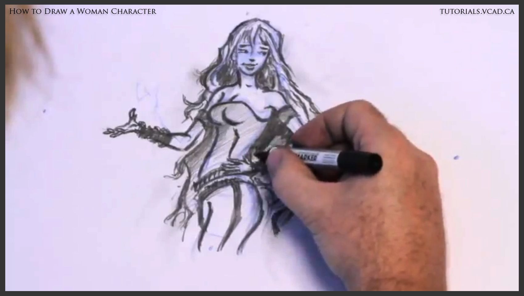 How to Draw a Woman Character
